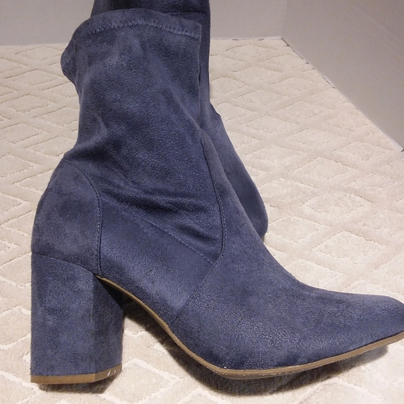 - Revamped faux suede stretch boots. - Picture 3 of 7